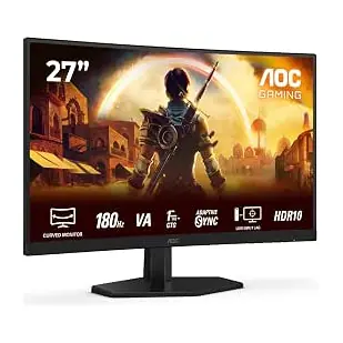 מסך קעור AOC Gaming 27" C27G42E 180Hz 2xHDMI+1xDP+SP FHD LED