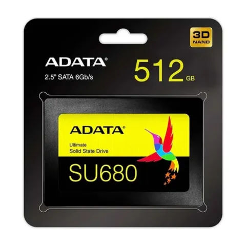 قرص تخزين ADATA 512GB SU680 520MB/s SSD 2.5" SATA3 AULT-SU680-512GR