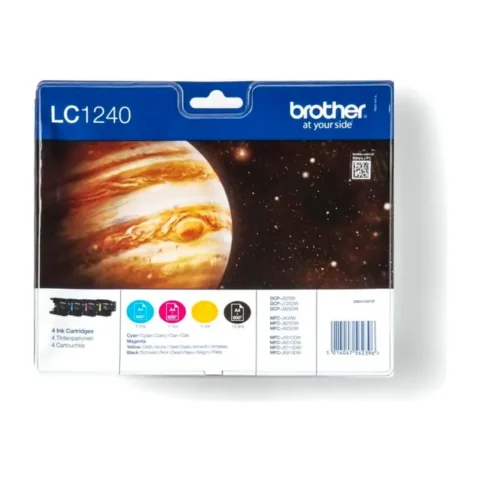 מילוי תואם שחור+צבעוני Brother  LC-1240/1280-M/C/Y/BK